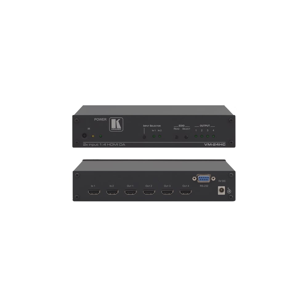 Kramer VM-24HC 2X1:4 Hdmi Switcher & Distribution Amplifier