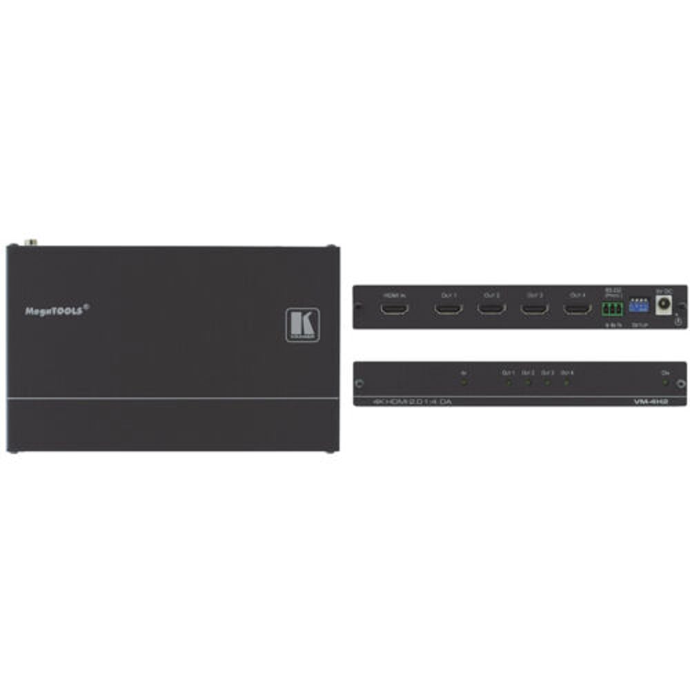 Kramer VM-4H2 4K Hdmi Distribution Amplifier With Hdcp2.2 And Hdmi2.0 Supp