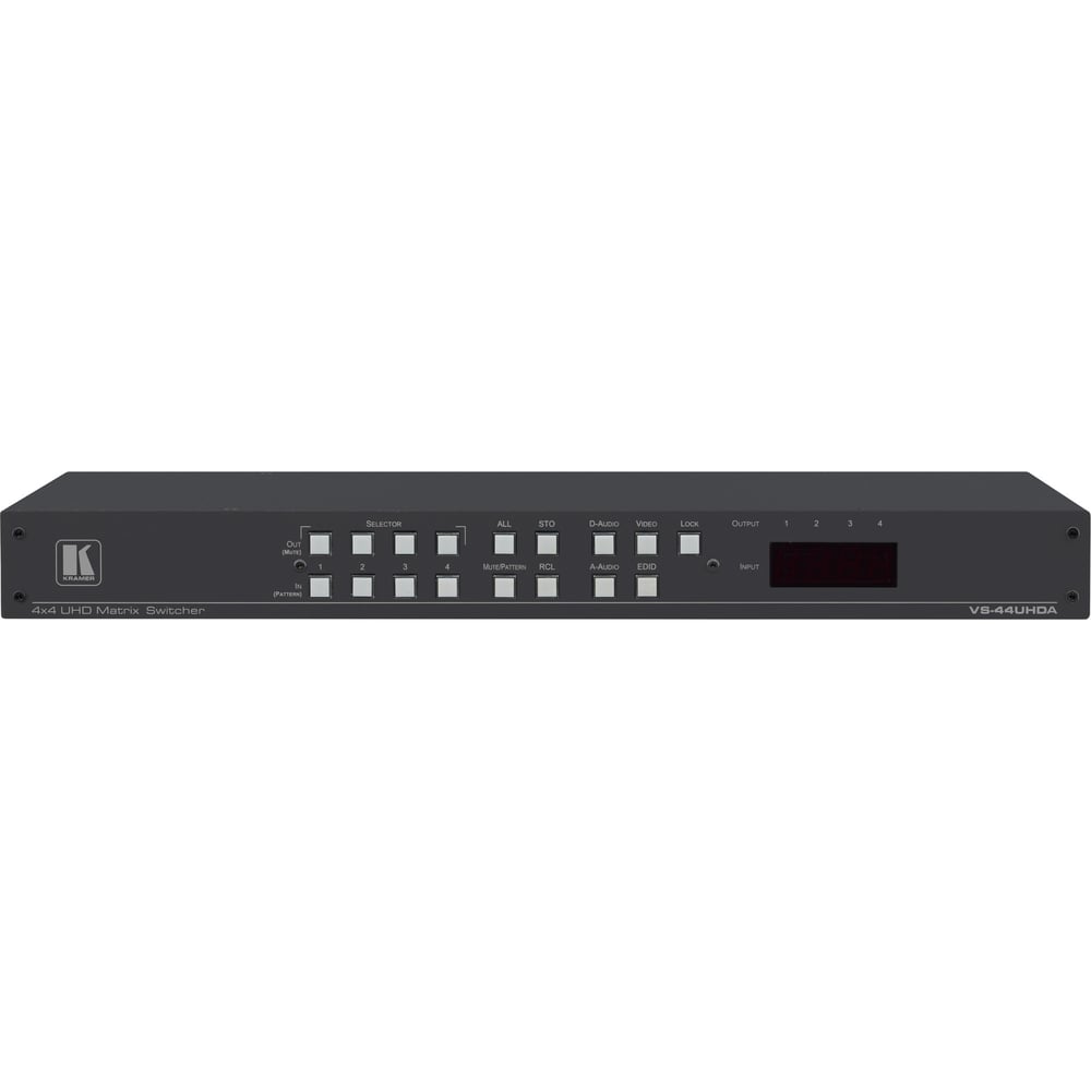 Kramer 20-04400030 4X4 4K Uhd Hdmi And Audio Matrix Switcher
