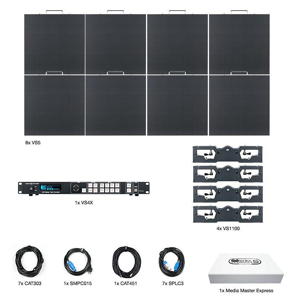 ADJ VS5 4X2 8Pcs Vs5 Video Systems