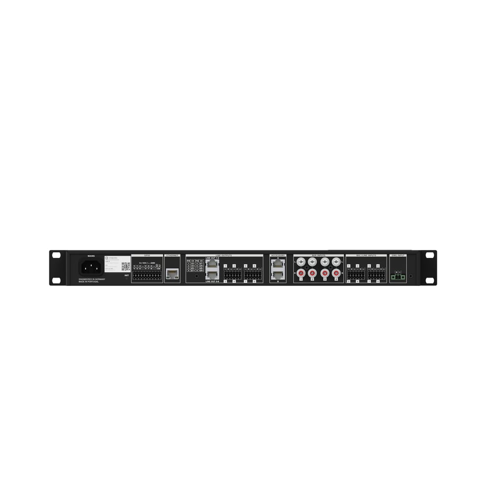 Dynacord F.01U.426.621 8 Zone Audio Processor Features 20 Processed Input Sources