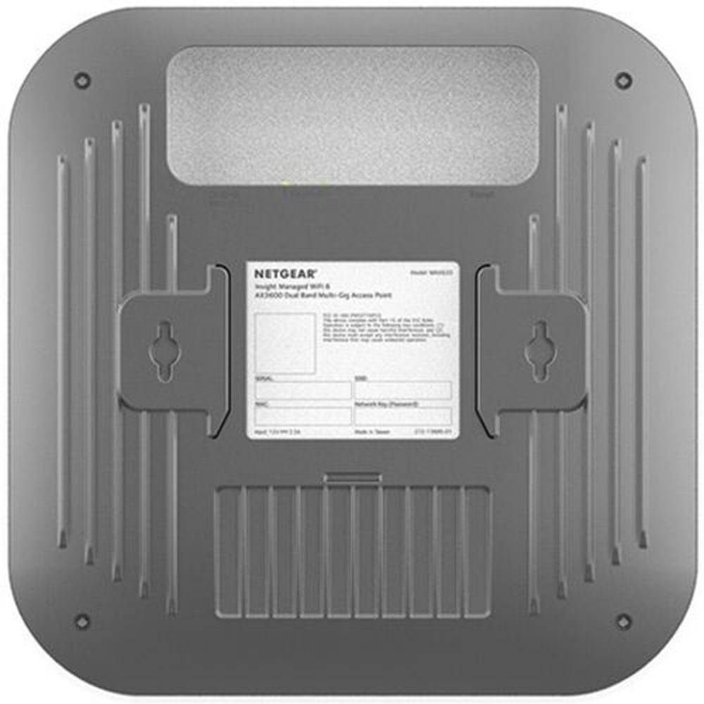 NETGEAR WAX620-100NAS Wax620 Dual Band 802.11Ax 3.60 Gbit/S Wireless Access Point - Indoor