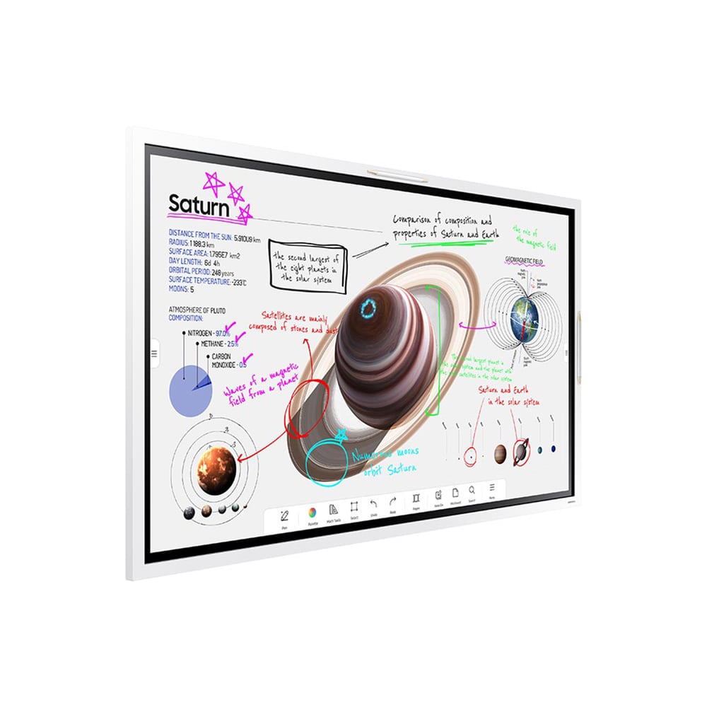 Samsung WM55B 55In Flip Pro All-In-One Digital Flipchart Collaborative Display