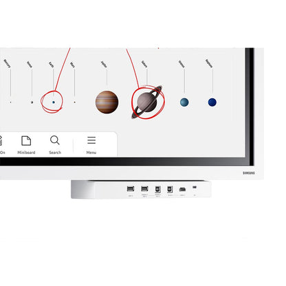 Samsung WM55B 55In Flip Pro All-In-One Digital Flipchart Collaborative Display