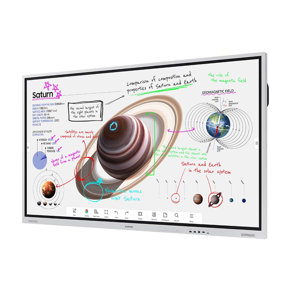 Samsung WM75B Flip Pro 75" 4K Interactive Touchscreen LED Display