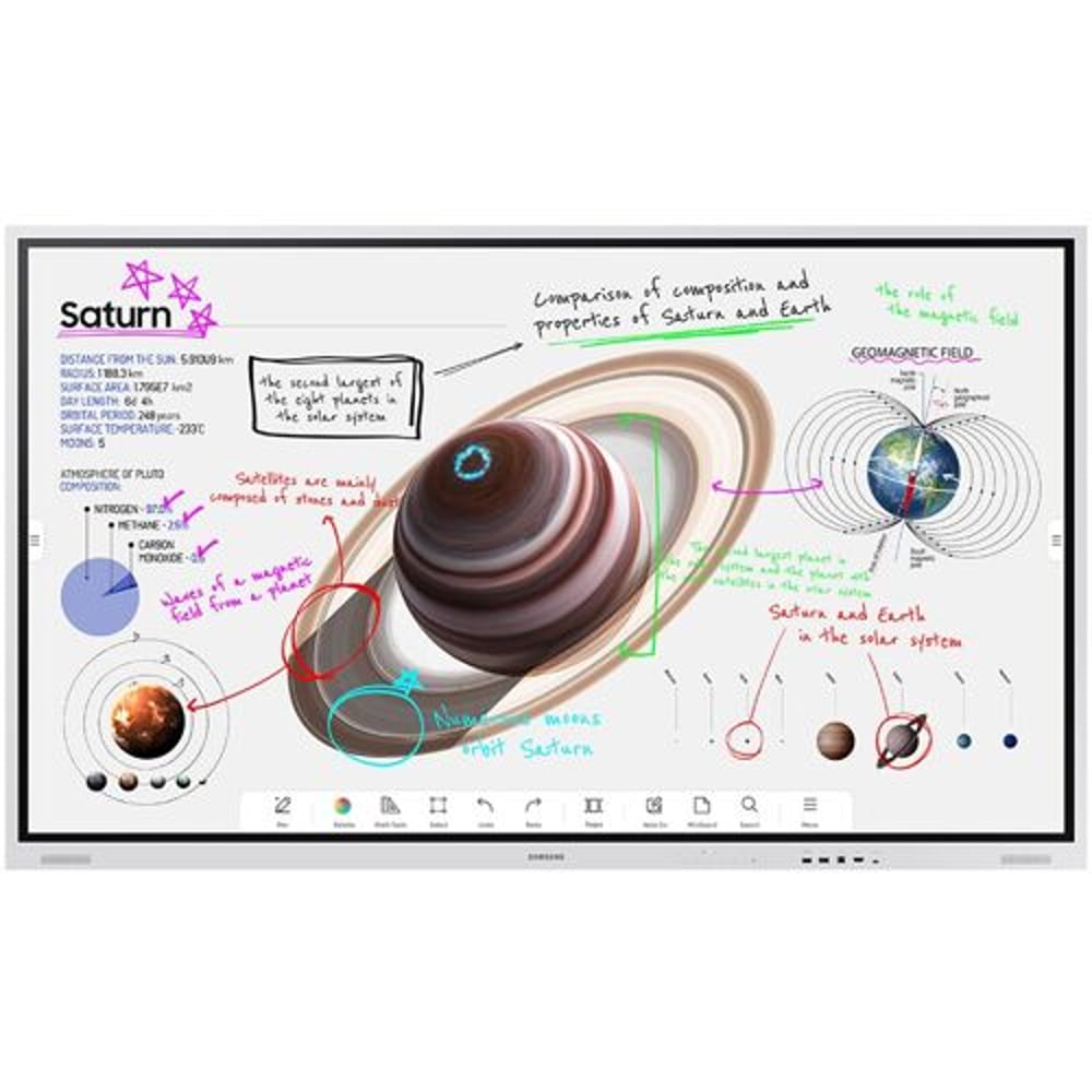 Samsung WM85B 85In All-In-One Digital Flipchart Collaborative Display 3840X2160