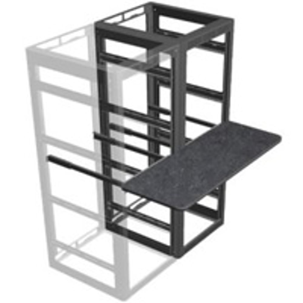 Middle Atlantic WS2-M31-18 2 Bay Mrk Writing Shelf, 18"Deep
