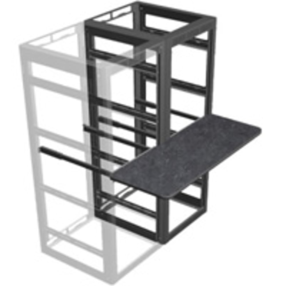 Middle Atlantic WS4-M31-18 4 Bay Mrk Writing Shelf, 18"Deep