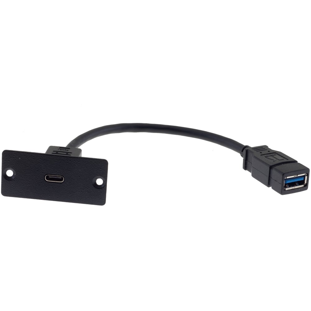 Kramer 80-00026499 Wall Plate Insert - Usb3.0 Type C(F) To Type A(F) Cable