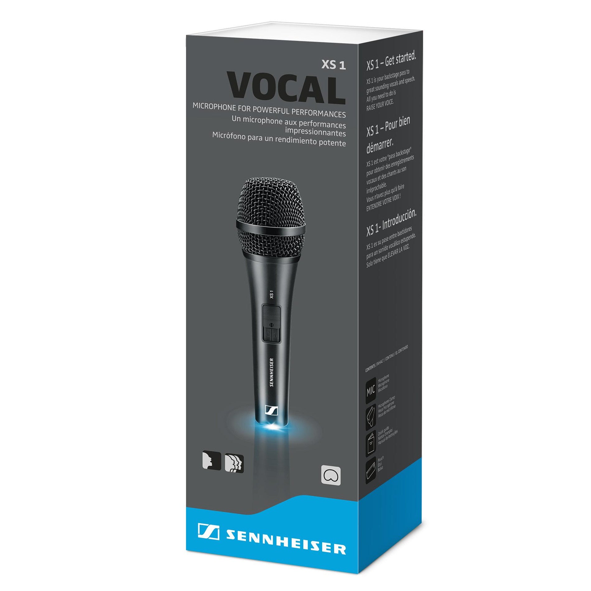 Sennheiser XS 1 Handheld Cardioid Dynamic Microphone Box