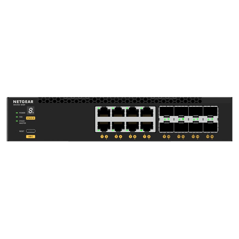 NETGEAR XSM4316-100NES 16Pt M4350-8X8F Managed Switch