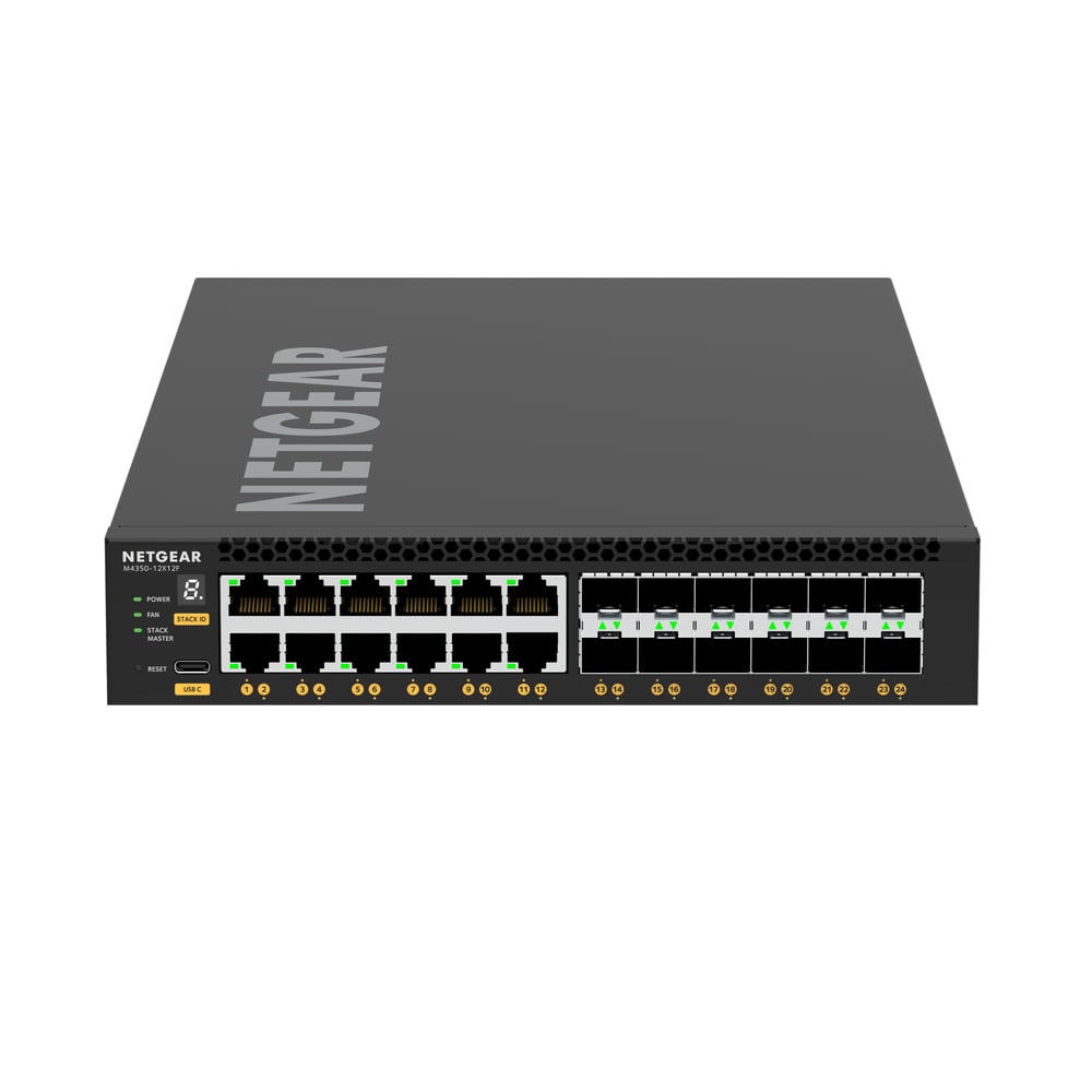 NETGEAR XSM4324-100NES 24Pt M4350-12X12F Managed Switch